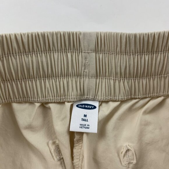 TALL Old Navy Wish Bone Poplin Pull On Cargo Jogger Pant MT - Picture 3 of 6